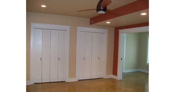 exercise-room-with-white-trim-and-polished-concrete